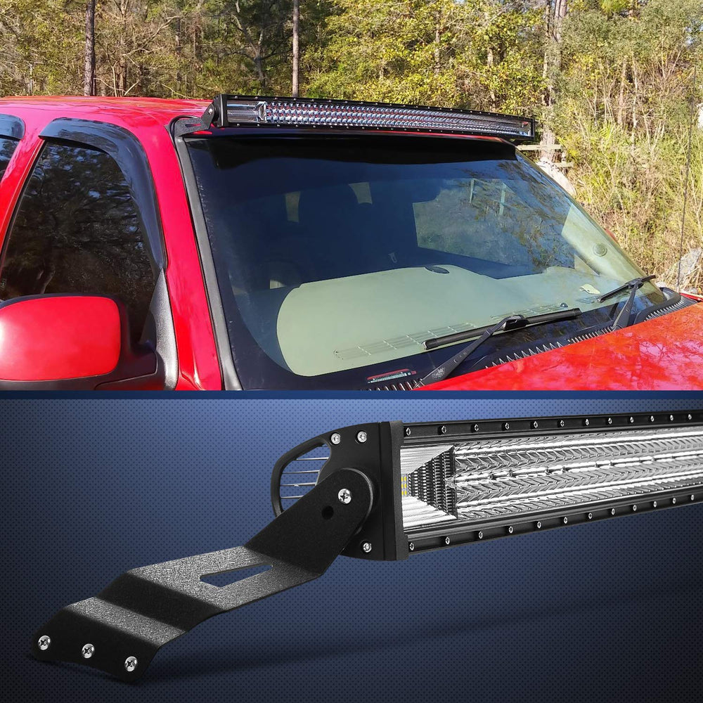 Nilight 90031B wrinkle finish metal bracket for rugged look and durability.