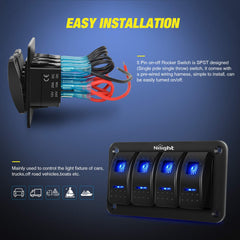 Nilight 90109D pre-wired harness ready for fast installation