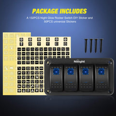Nilight 90109D screw set included for secure mounting