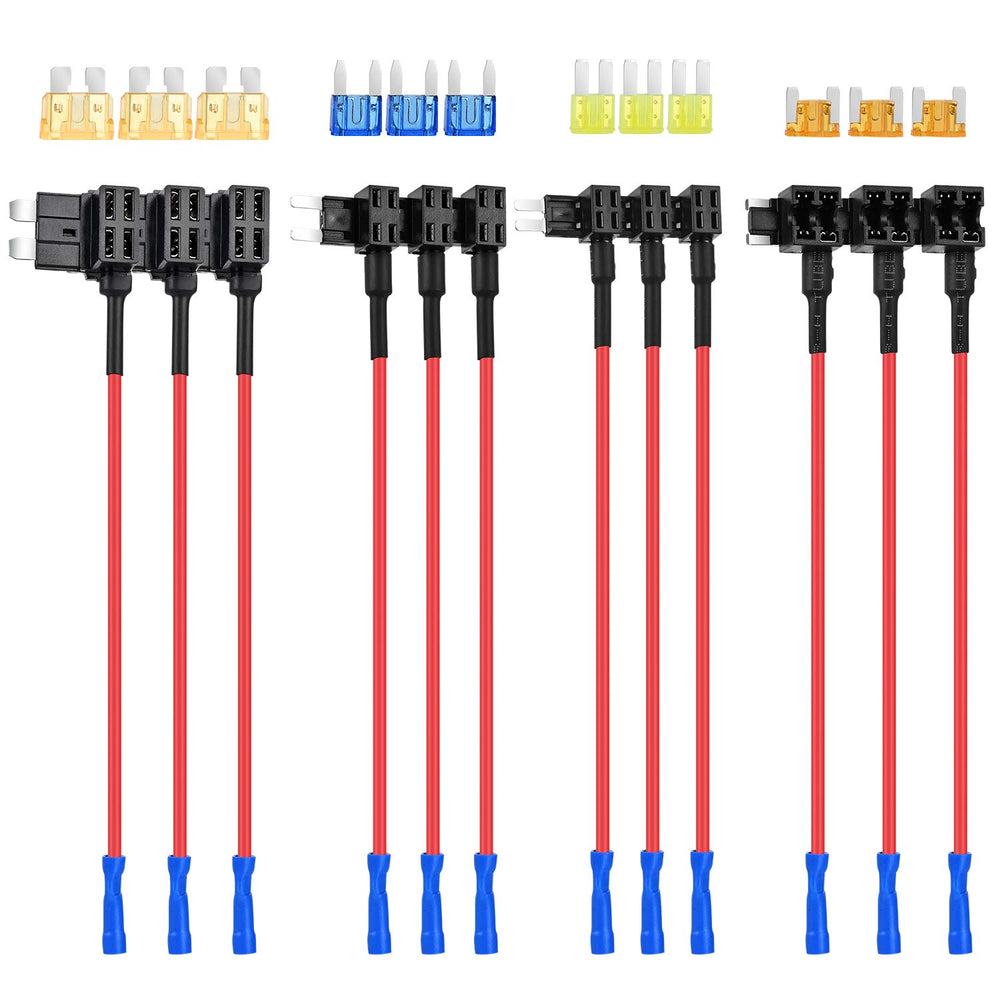 Nilight add-a-circuit fuse tap standard in use, simplifying safe power expansion for vehicles.
