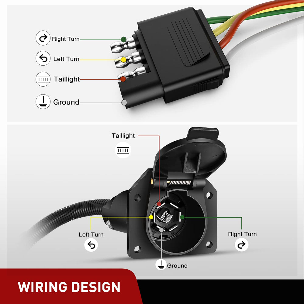 Nilight trailer adapter suits RVs, caravans, and trailers needing reliable power transfer