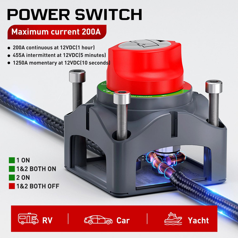Nilight battery switch back cover protects terminals and reduces short-circuit risk.
