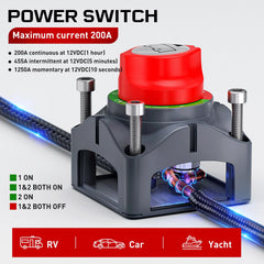 Nilight battery switch back cover protects terminals and reduces short-circuit risk.