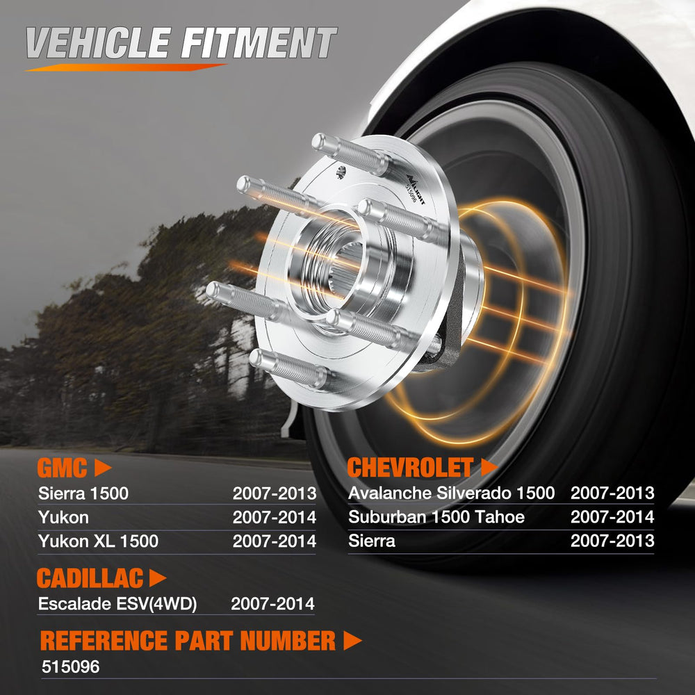Nilight 515096 bearing hub with speed sensor enables accurate wheel monitoring