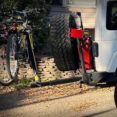 Nilight trailer hitch extender creates extra clearance for bike racks and cargo.