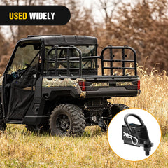 Nilight black powder coating resists rust for long-lasting appearance.