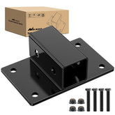 Nilight bolt-on tractor bucket receiver ready for 2-inch trailer attachments