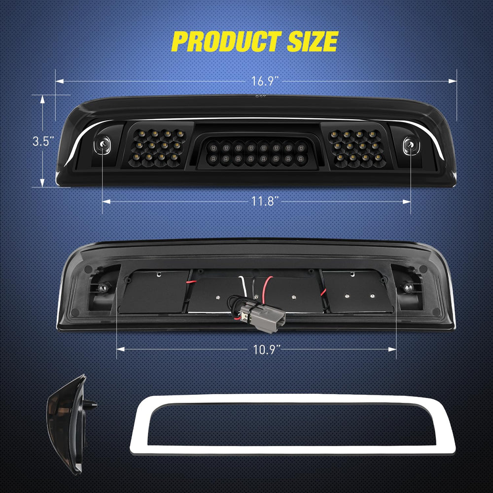 Nilight brightness up to ten times brighter than OEM halogen for clearer braking