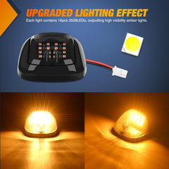 Nilight waterproof cab roof marker light construction ensures reliability in wet conditions