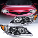 Nilight Camry headlight driver-side with black housing boosts night visibility