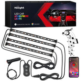 Nilight car interior RGB strip lights for personalized cabin lighting