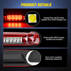 Nilight cargo and reverse LED light red shell provides cargo area illumination.