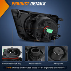 Nilight clear lens fog light closeup highlighting premium glass for clearer illumination