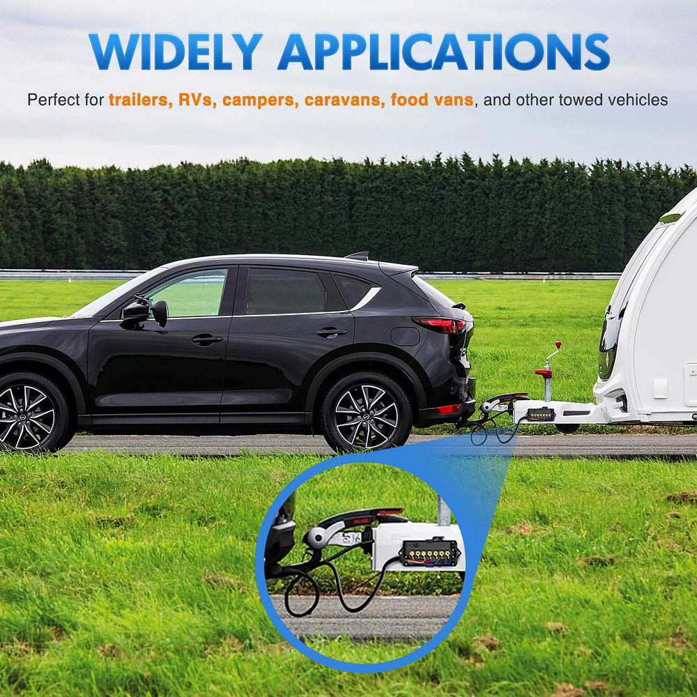 Nilight color-marked poles simplify brake, turn, and reverse wiring