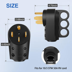 Nilight cord compatibility with 6/3+8/1 50A STW for secure RV connections