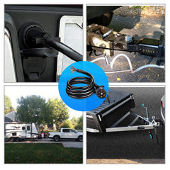 Nilight corrosion-resistant 7-Way plug endures road wear and exposure.