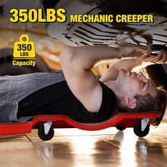 Nilight creeper features 360-degree swivel casters for easy maneuverability.