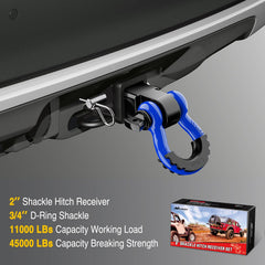 Nilight D‑ring isolator and washers protect bumper and reduce noise