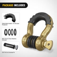 Nilight off-road shackle suitable for jeeps, ATVs, UTVs, and trucks