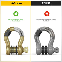 Nilight compatible with tow straps and winches
