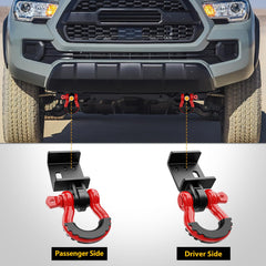 Nilight Demon front tow hook bracket close-up with D-ring for heavy-duty use.