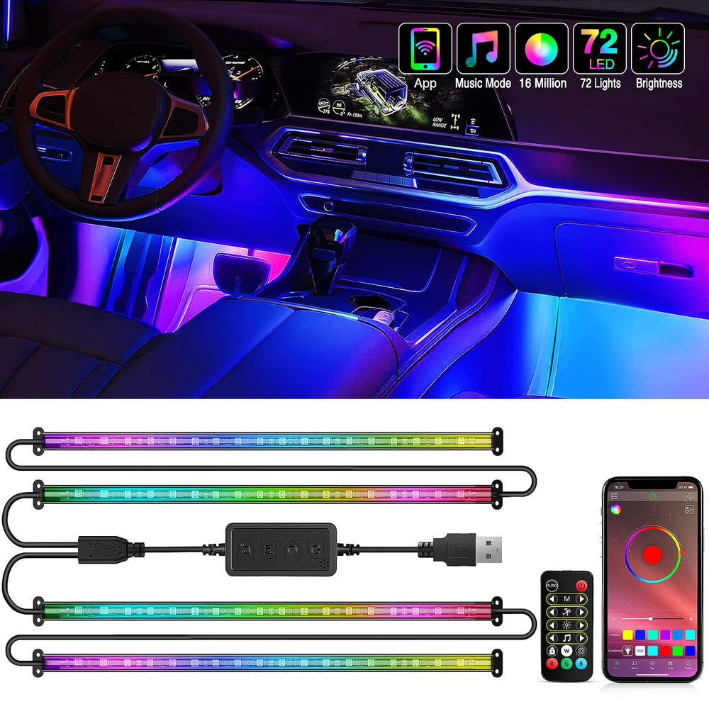 Nilight Dream Color interior strip light with 16 million hues for customizable ambience.