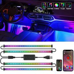 Nilight Dream Color interior strip light with 16 million hues for customizable ambience.