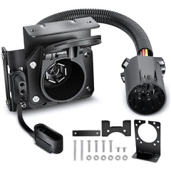 Nilight dual-output 7-way USCAR RV blade wiring for versatile towing options.