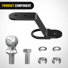 Nilight durable hitch assembly emphasizes strength and long-lasting performance.