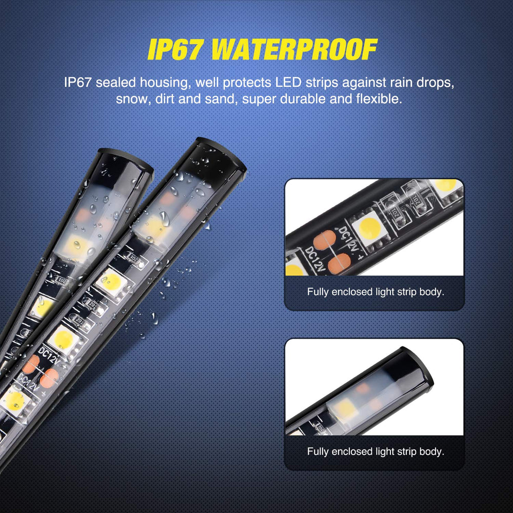 Nilight extension wire 78 inches allows flexible power routing.
