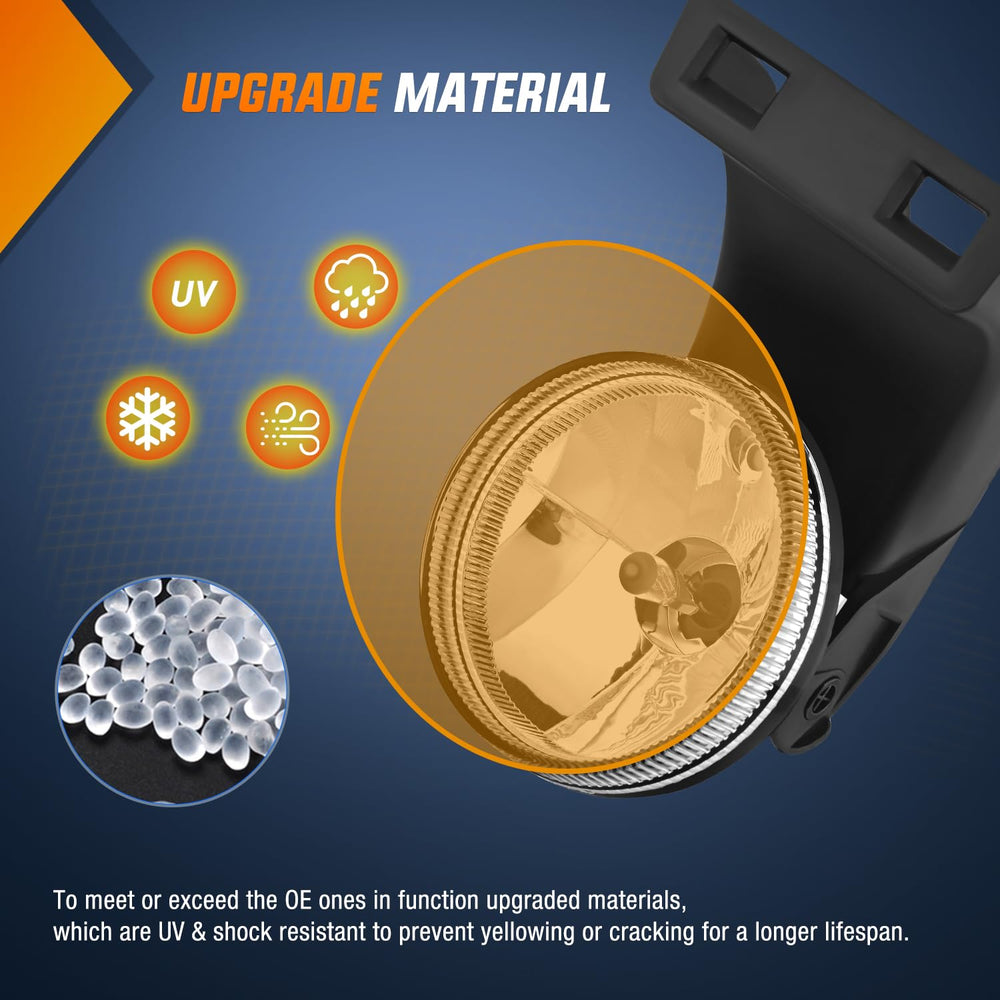 Nilight fog light with 881 bulbs demonstrates durable 12V performance.
