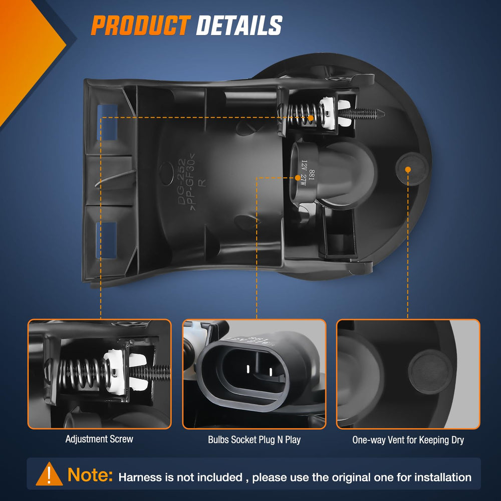 Nilight fog light assembly for Dodge Ram demonstrates precise fit and easy bolt-on installation.