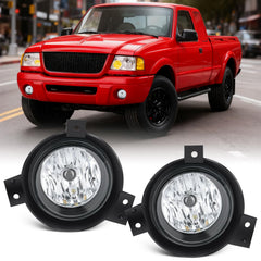 Nilight fog light assembly on driver side for Ranger improves night visibility