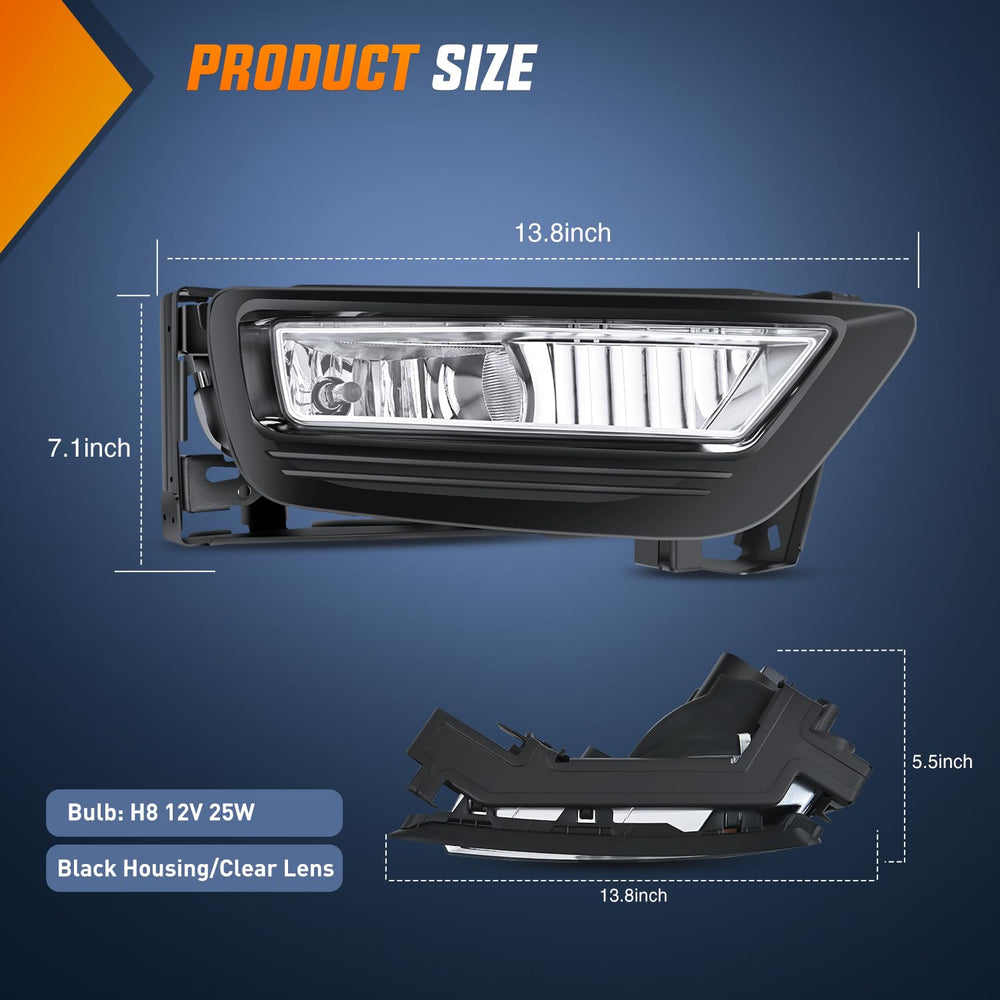 Nilight fog light installation photo demonstrates easy bolt-on fit with no modifications.