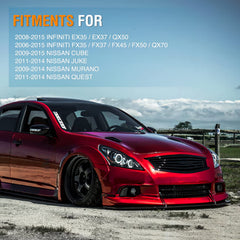 Nilight installed on vehicle Infiniti G37 showcases upgraded beam reach