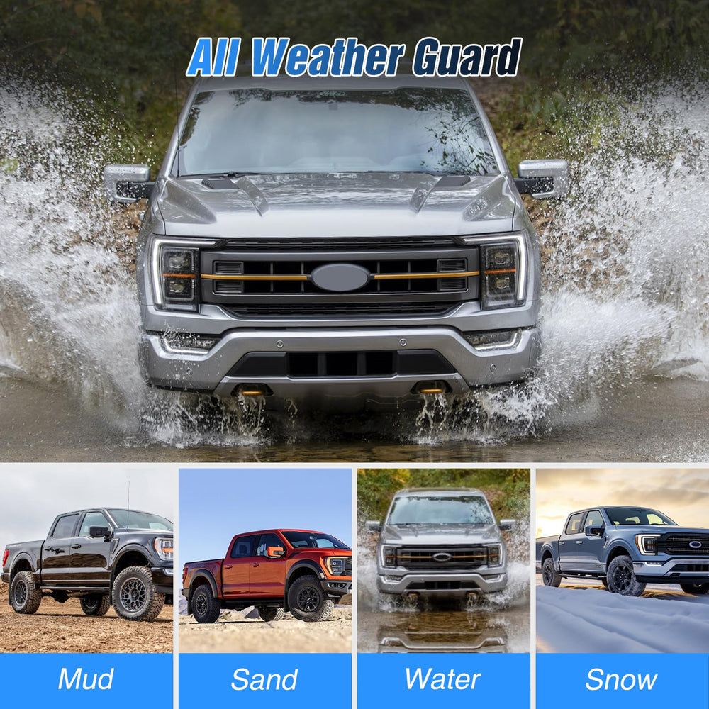 Nilight mud flap material close-up shows durable PP+TPO construction for long-lasting performance.