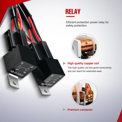 Nilight four-lead setup supports powering four lights or accessories
