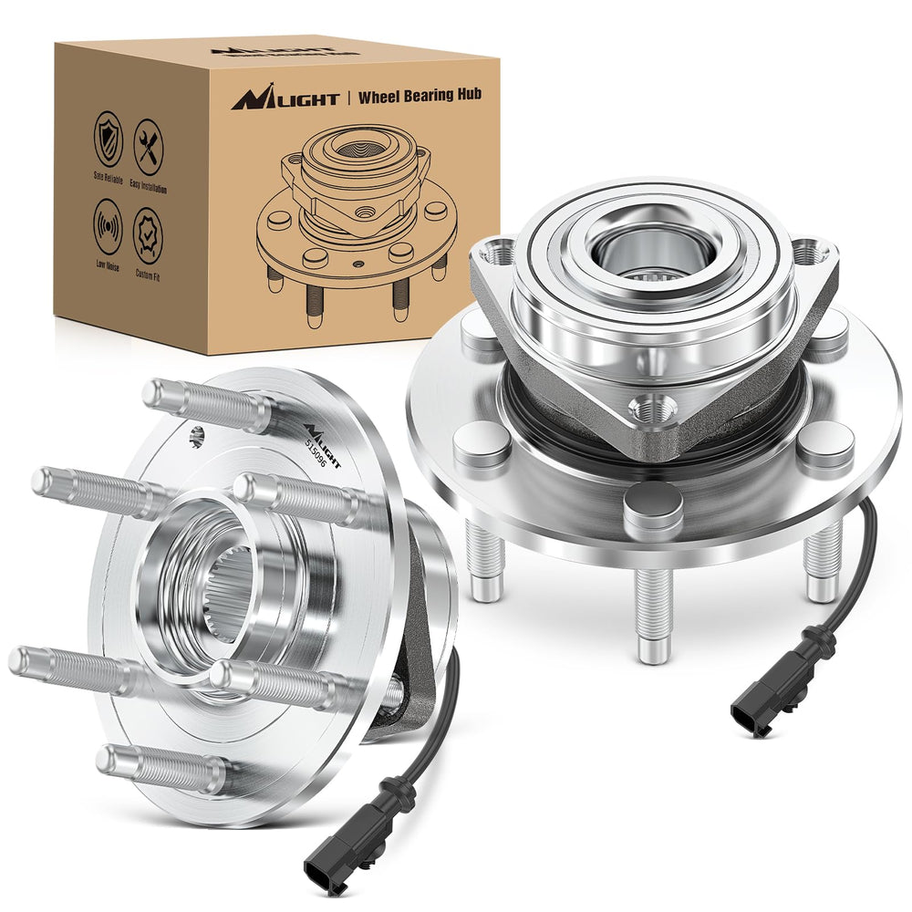Nilight 515096 front-left hub assembly for GM trucks improves wheel alignment