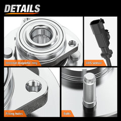Nilight 515096 front-or-rear hub assembly designed for smooth rotation