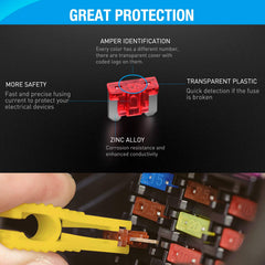 Nilight fuse puller included to simplify replacement tasks