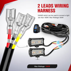 Nilight kit includes fuses and diagram for straightforward installation and troubleshooting.