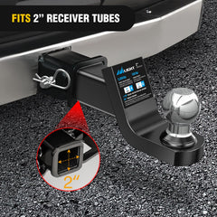 Nilight Fusion easy installation with rounded shank and pin.