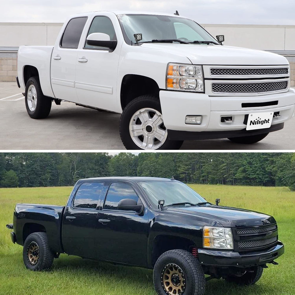 Nilight compatible with GMC Yukon and Silverado variants for upgraded lighting.