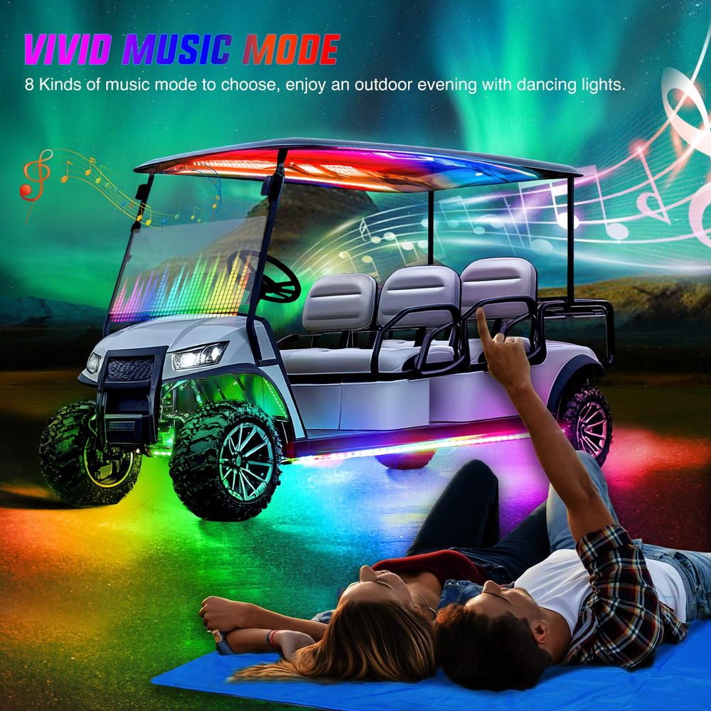 Nilight 12-66V DC design connects directly to cart battery
