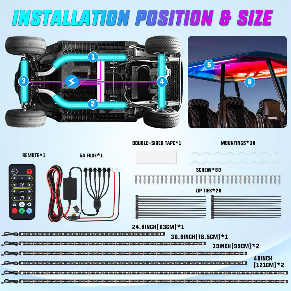 Nilight kit includes controller box and remote for customization