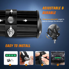 Nilight aluminum housing with fan cooling for cooler operation