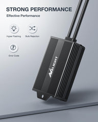 Nilight H13/9008 CANbus decoder side profile improves compatibility.