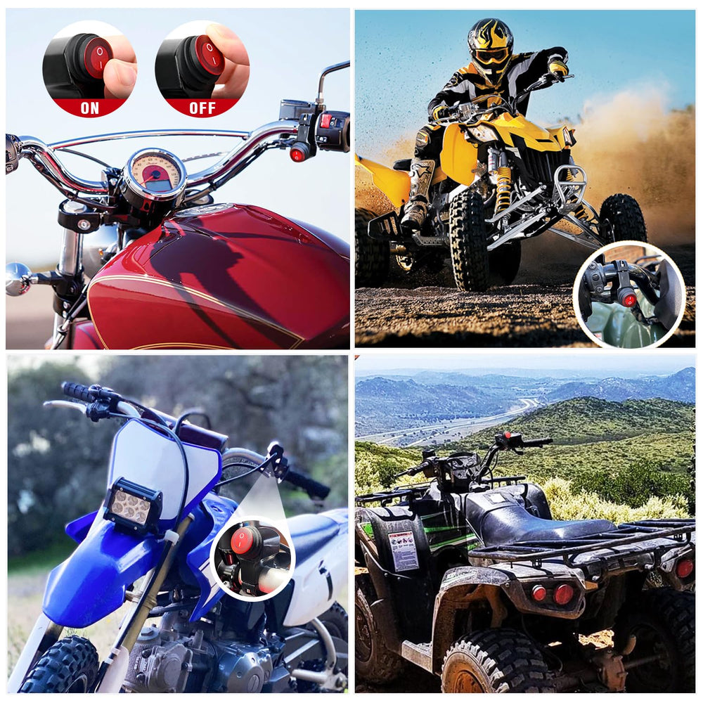 Nilight 7/8 inch handlebar compatibility for motorcycles and bikes