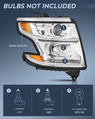 Nilight amber reflector close-up highlights signaling for day and night