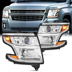 Nilight headlight assembly front view with chrome housing for enhanced curb appeal and visibility